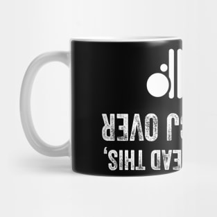 CJ Jeep Design • Flip Me Over Dark Mug